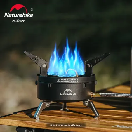 Réchaud de camping portable NATUREHIKE : compact et puissant pour cuisiner